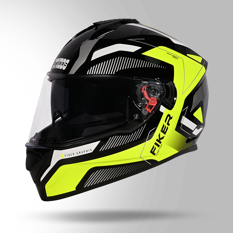 DRIFTER D5 FIKER DECOR BLACK & YELLOW ISO VIEW