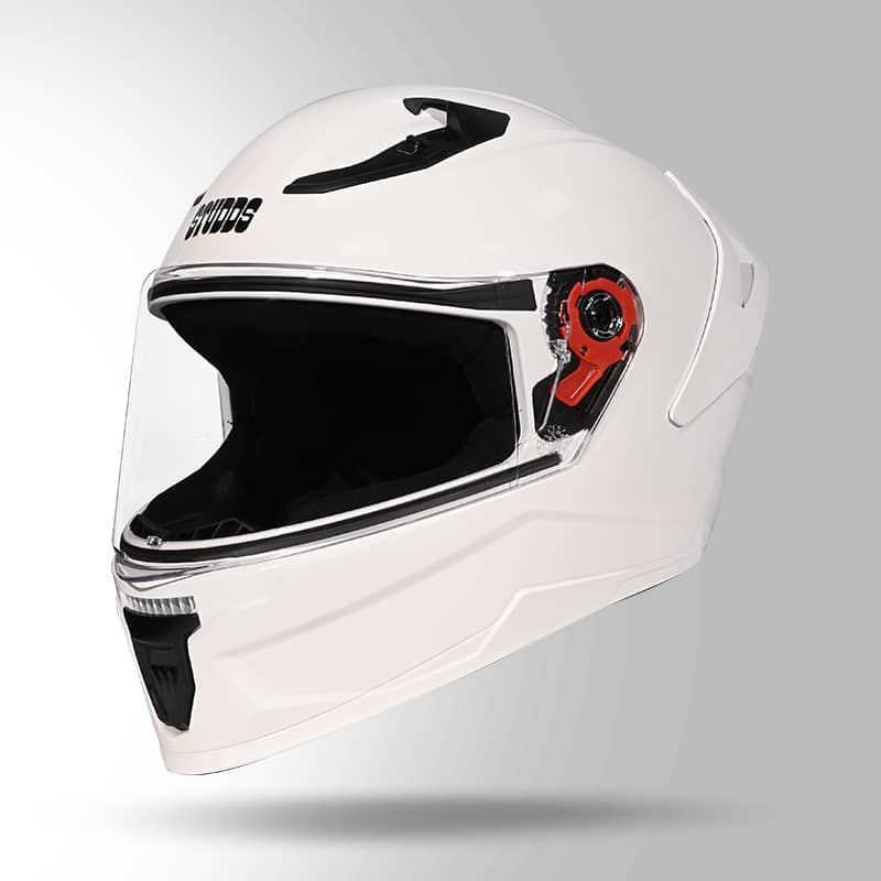 Buy STUDDS Raider Super White Helmet Online | STUDDS