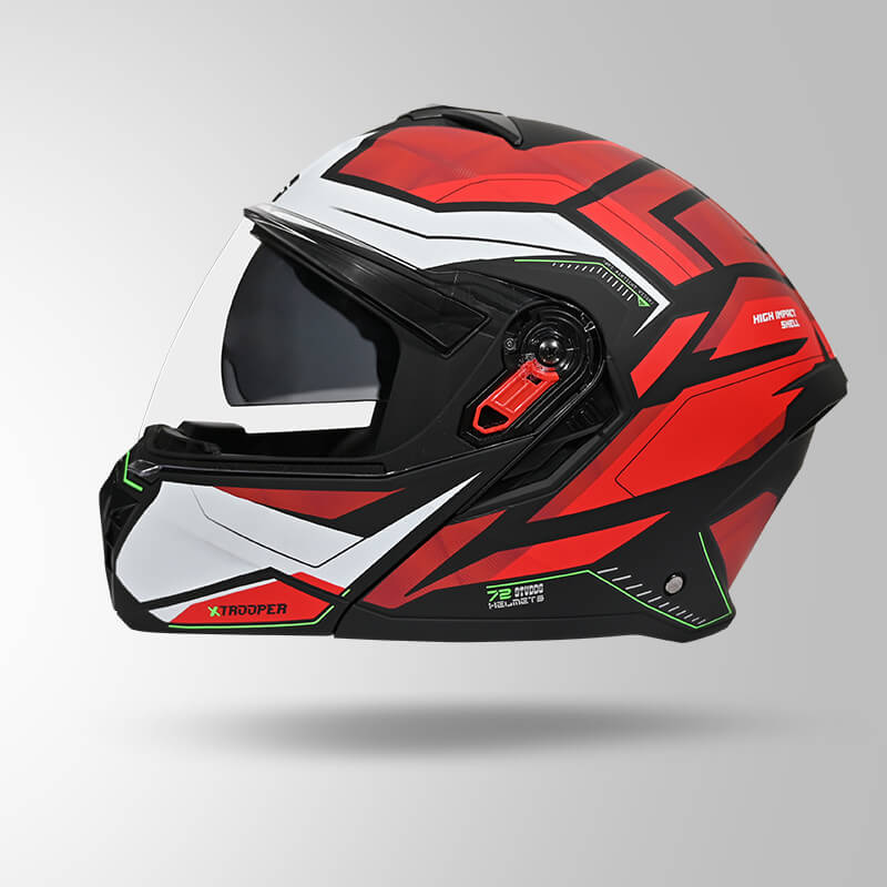 TROOPER DV D2 HELLCAT DECOR MATT BLACK & RED RIGHT VIEW