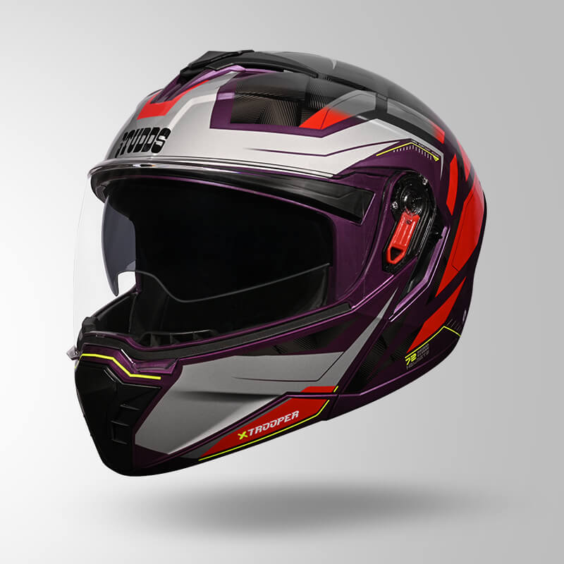 TROOPER DV D2 HELLCAT DECOR PURPLE & RED ISO VIEW