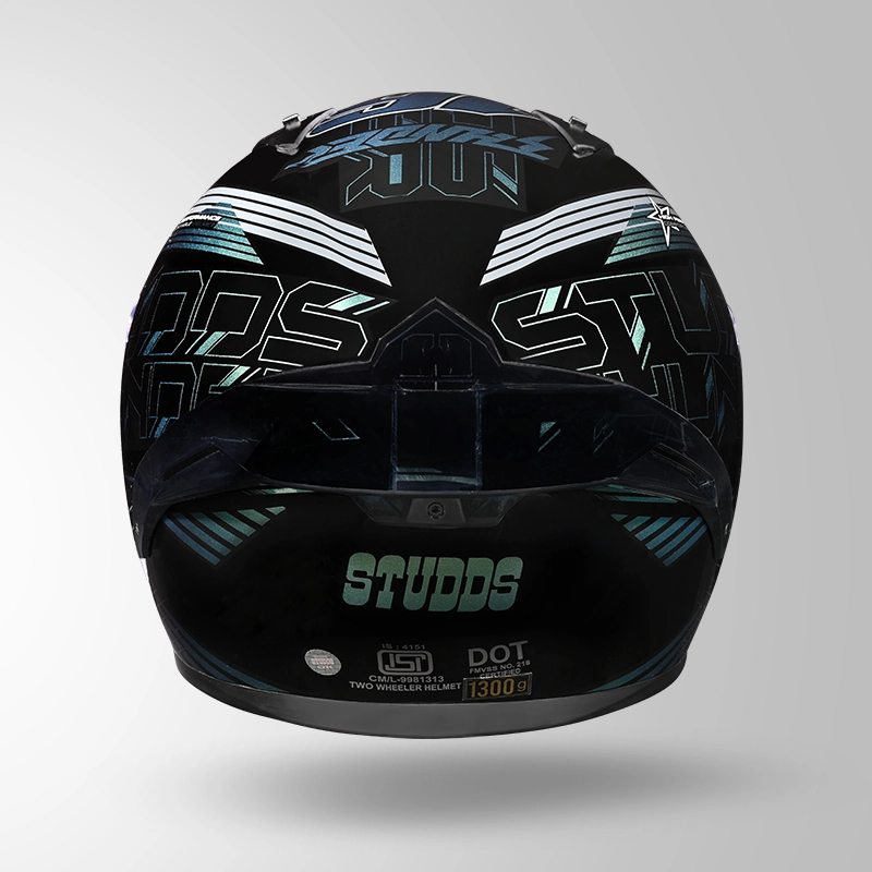 THUNDER D11 CHAMELEON DECOR BLACK AND BLUE (1)