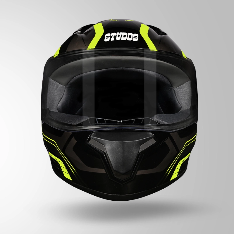 THUNDER D2 DRAKEN DECOR BLACK & FLUORESCENT YELLOW (2)