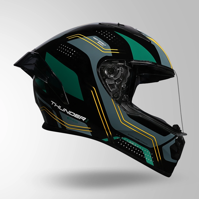 THUNDER D2 DRAKEN DECOR BLACK & GREEN (5)