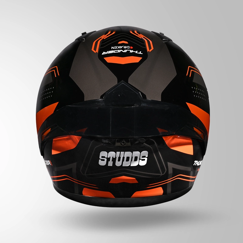 THUNDER D2 DRAKEN DECOR BLACK & ORANGE (1)