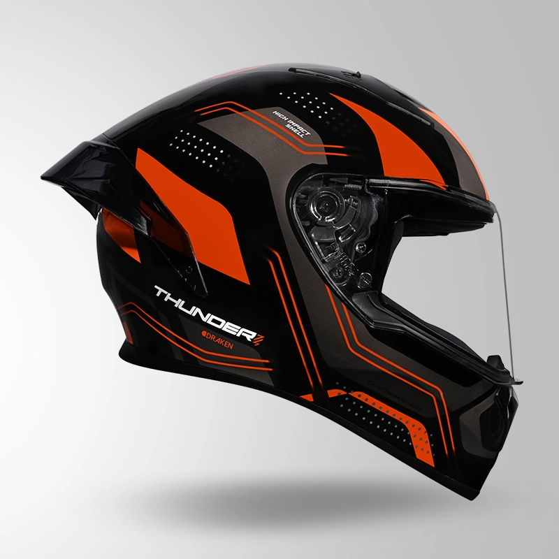 THUNDER D2 DRAKEN DECOR BLACK & ORANGE (5)