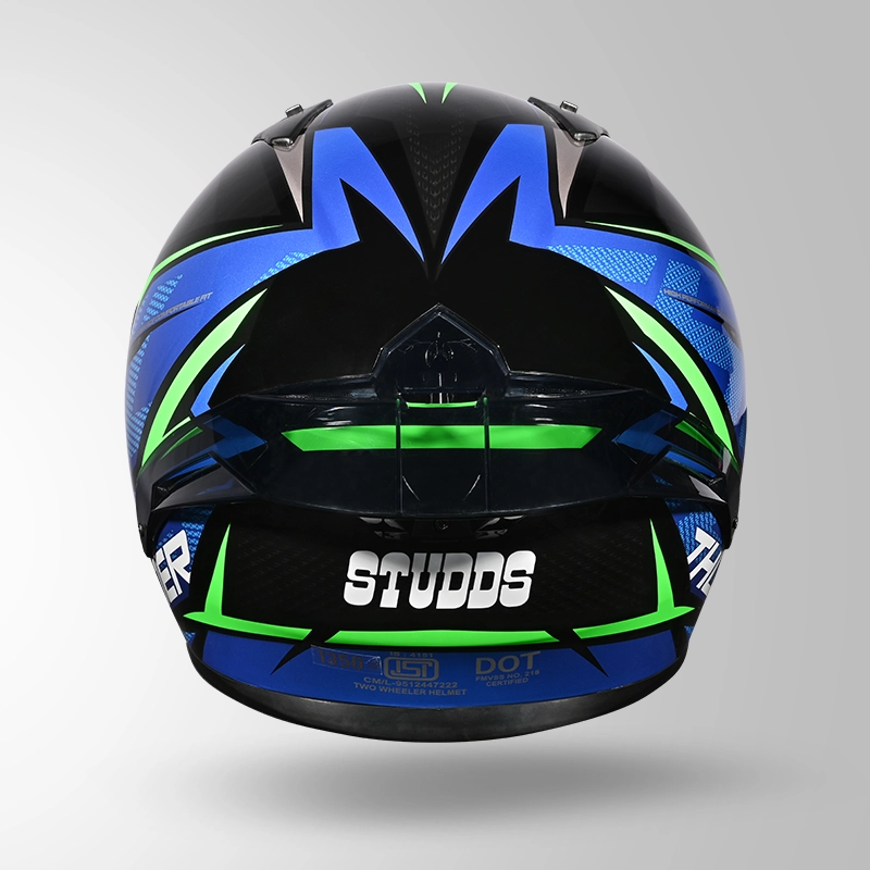 THUNDER D1 BLACK-GREEN & BLUE (1)