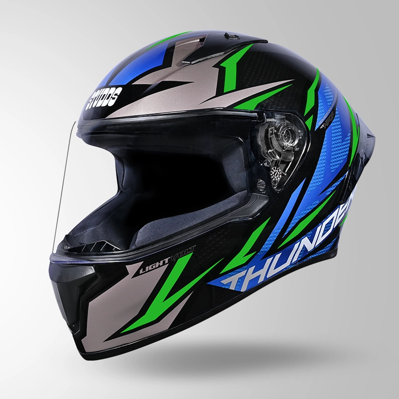 THUNDER D1 BLACK-GREEN & BLUE (3)