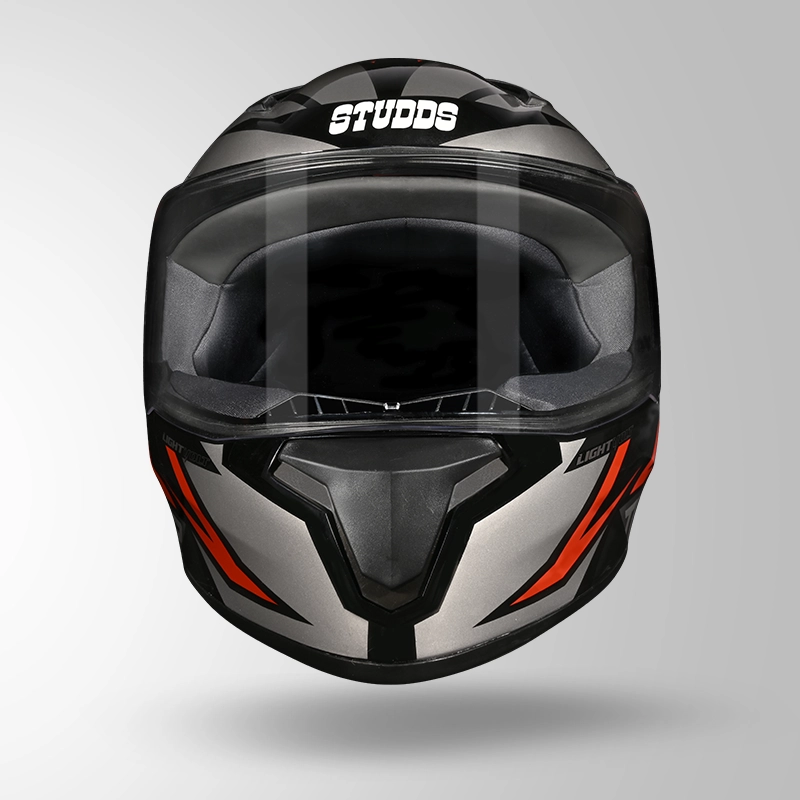 THUNDER D1 BLACK-GREY & ORANGE (2)