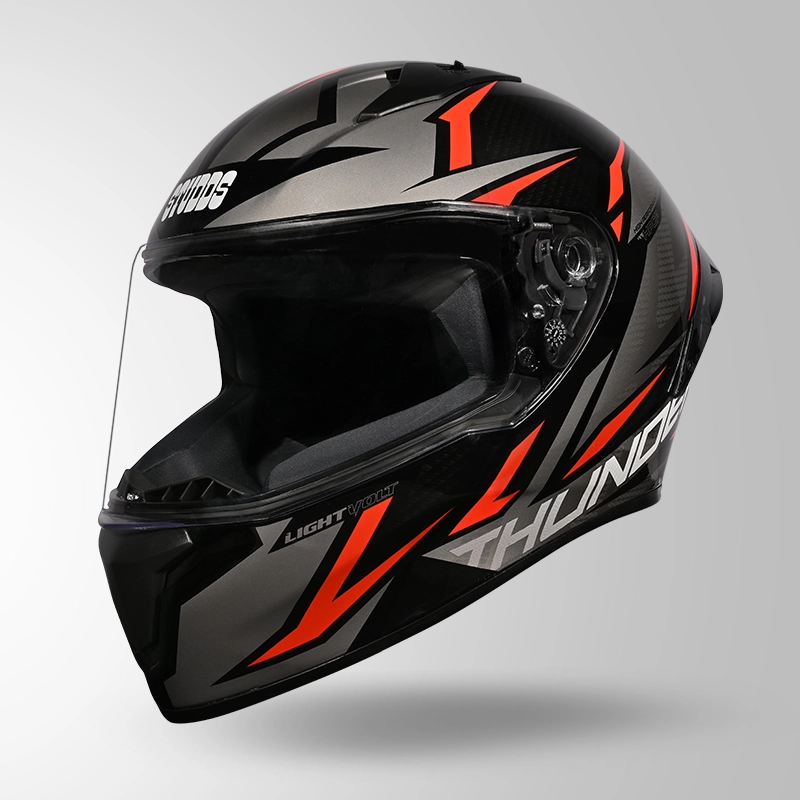 THUNDER D1 BLACK-GREY & ORANGE (3)
