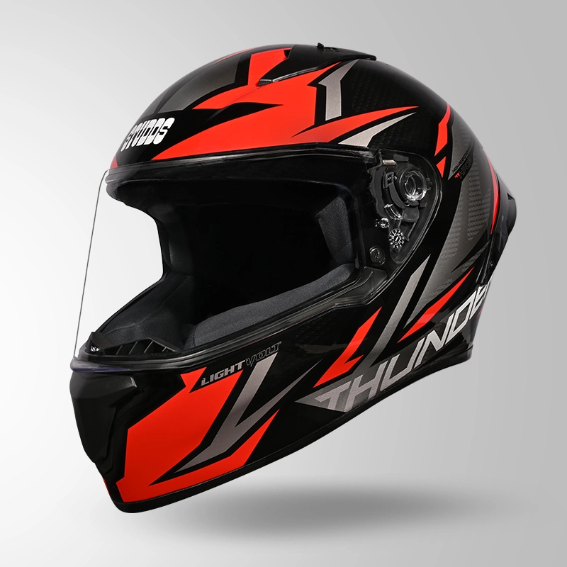 THUNDER D1 BLACK- RED & GREY (3)