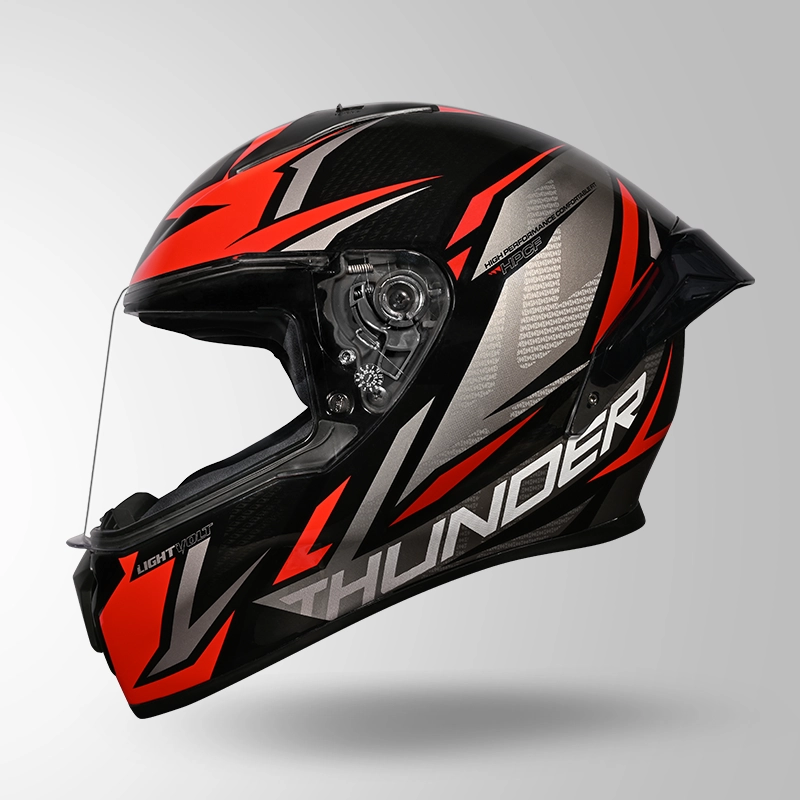 THUNDER D1 BLACK- RED & GREY (4)
