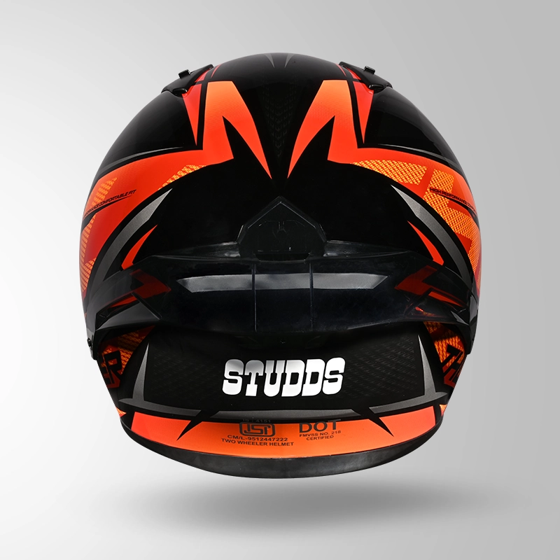 THUNDER D1 BLACK-RED & ORANGE (1)