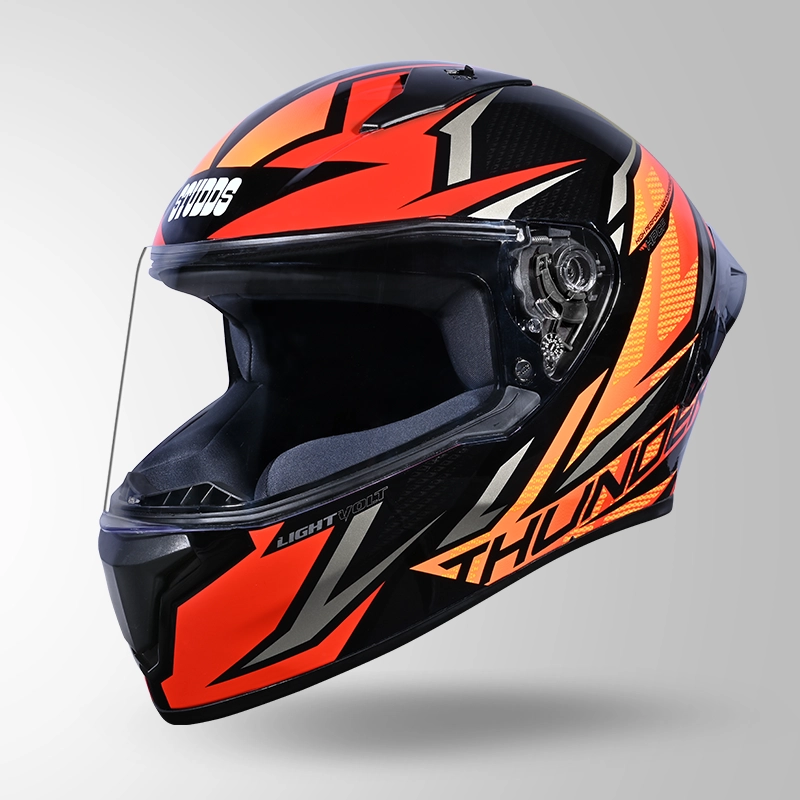 THUNDER D1 BLACK-RED & ORANGE (3)