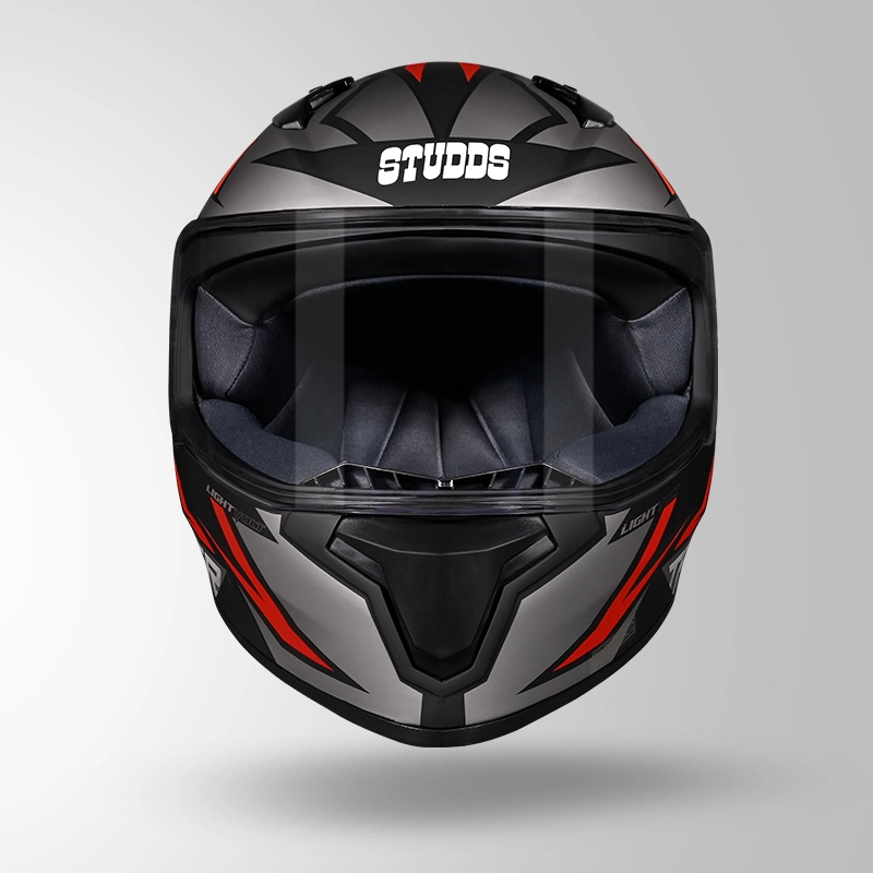THUNDER D1 MATT BLACK-GREY & ORANGE (4)