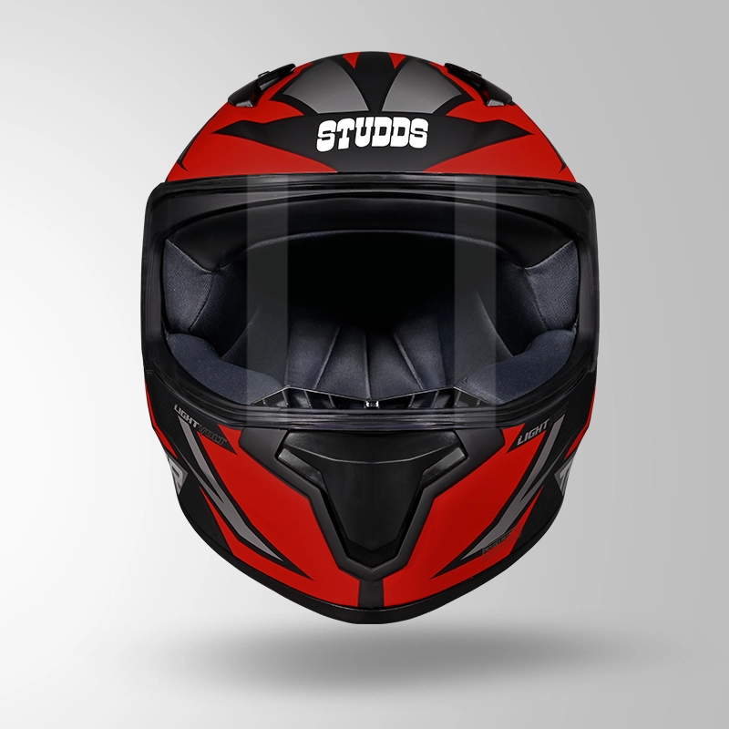 THUNDER D1 MATT BLACK-RED & GREY (5)