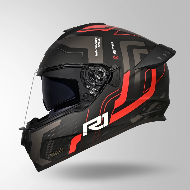 DRIFTER D4 R1 DECOR MATT BLACK & RED (4)