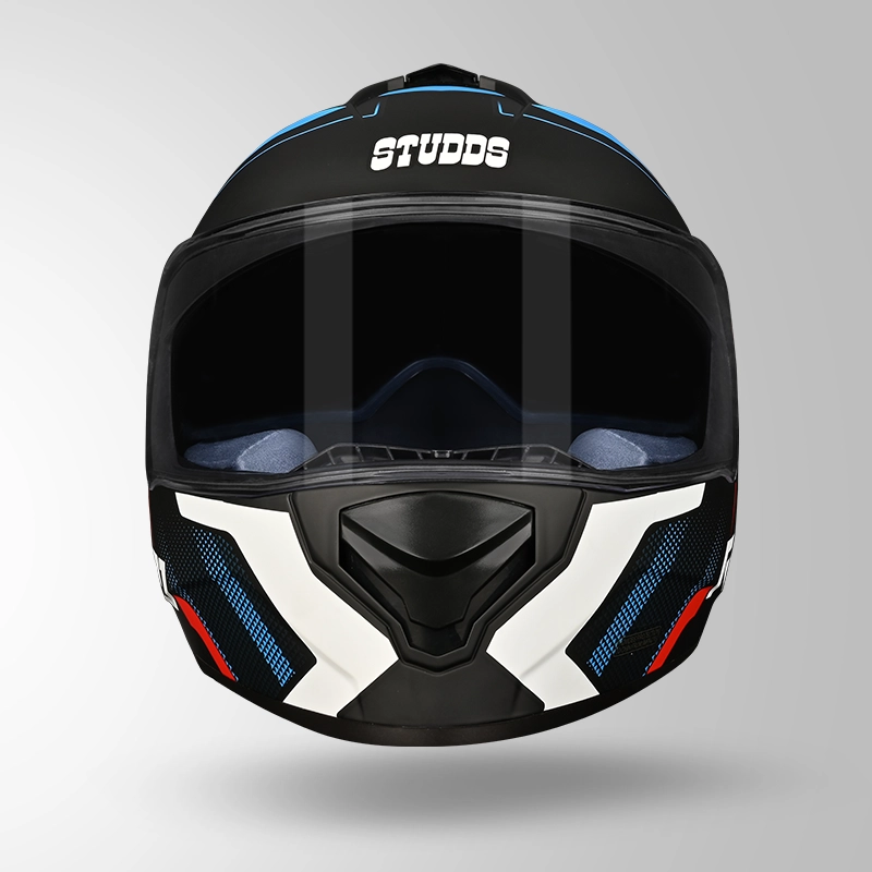 DRIFTER D4 R1 DECOR MATT BLACK-RED & BLUE (2)