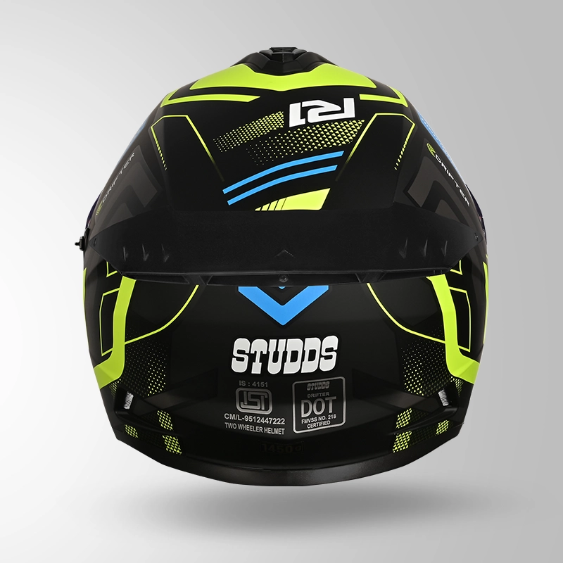DRIFTER D4 R1 DECOR MATT BLACK-YELLOW & GREY (1)