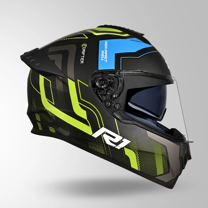 DRIFTER D4 R1 DECOR MATT BLACK-YELLOW & GREY (5)