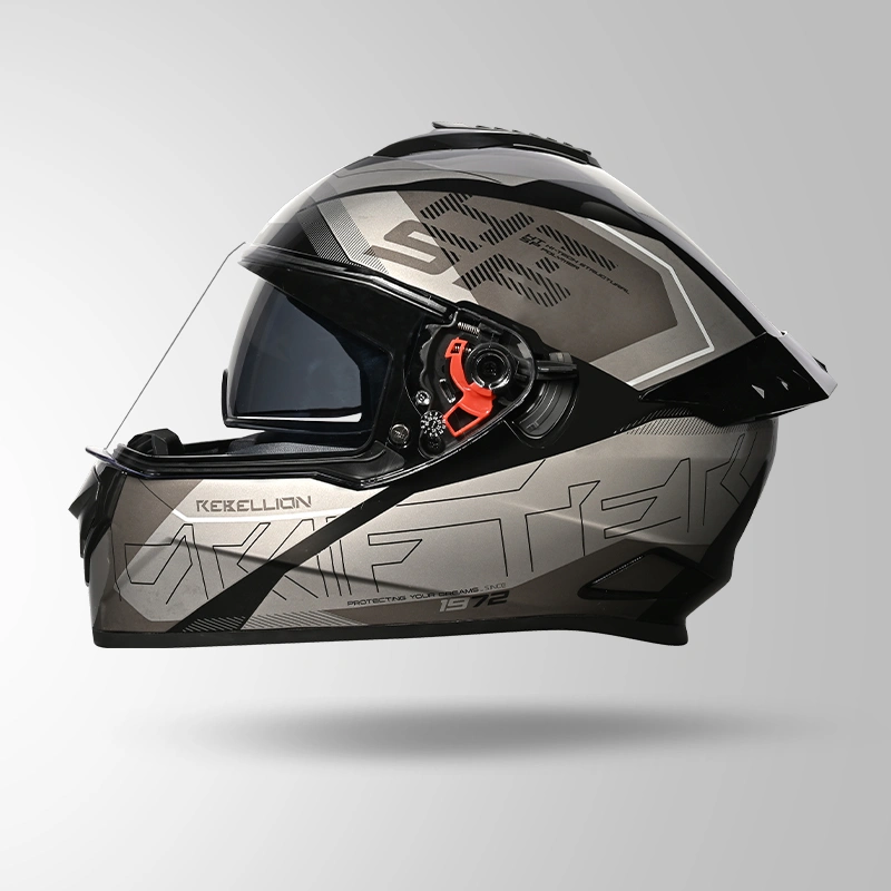 DRIFTER D6 REBELLION DECOR BLACK & GREY LEFT VIEW