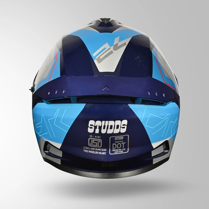 DRIFTER D6 REBELLION DECOR BLUE & BLUE BACK VIEW