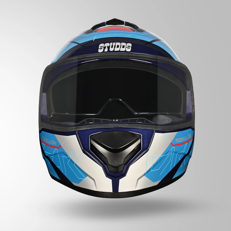 DRIFTER D6 REBELLION DECOR BLUE & BLUE FRONT VIEW
