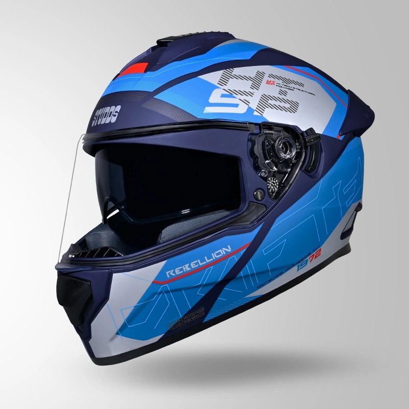 DRIFTER D6 REBELLION DECOR MATT BLUE & BLUE ISO VIEW
