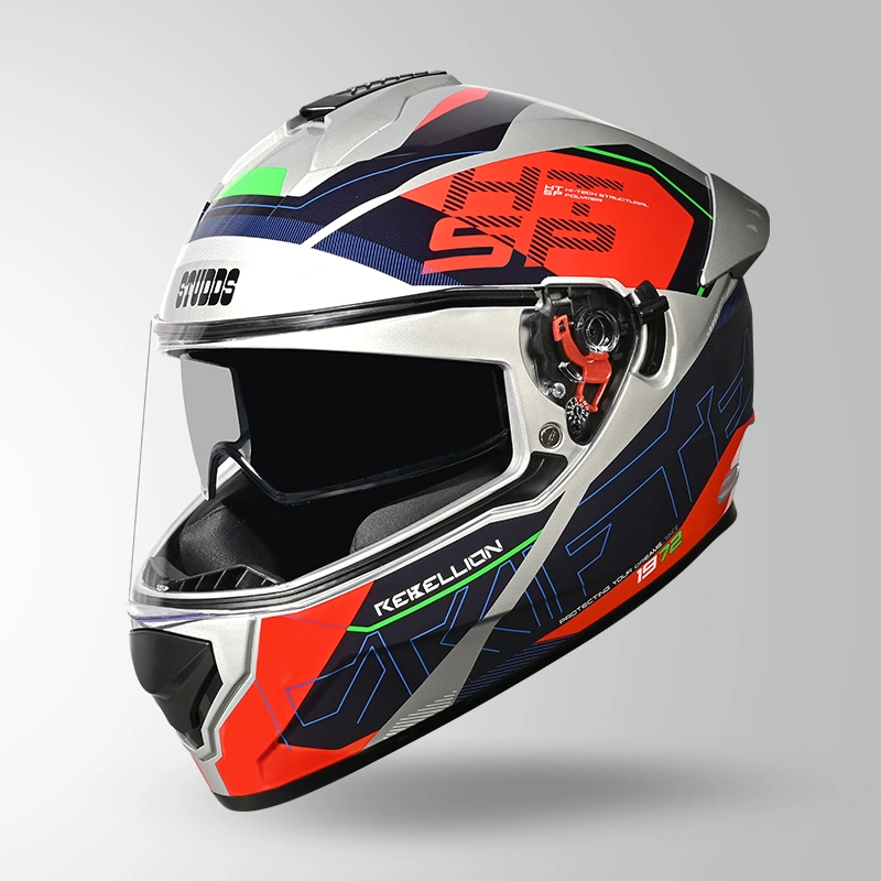DRIFTER D6 REBELLION DECOR SILVER & BLUE ISO VIEW