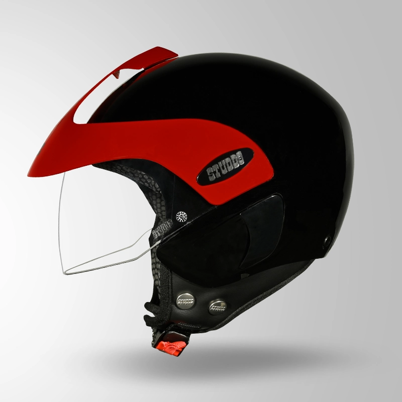 MARSHALL KIDS BLACK WITH RED SUN PEAK RIGHT VIEW
