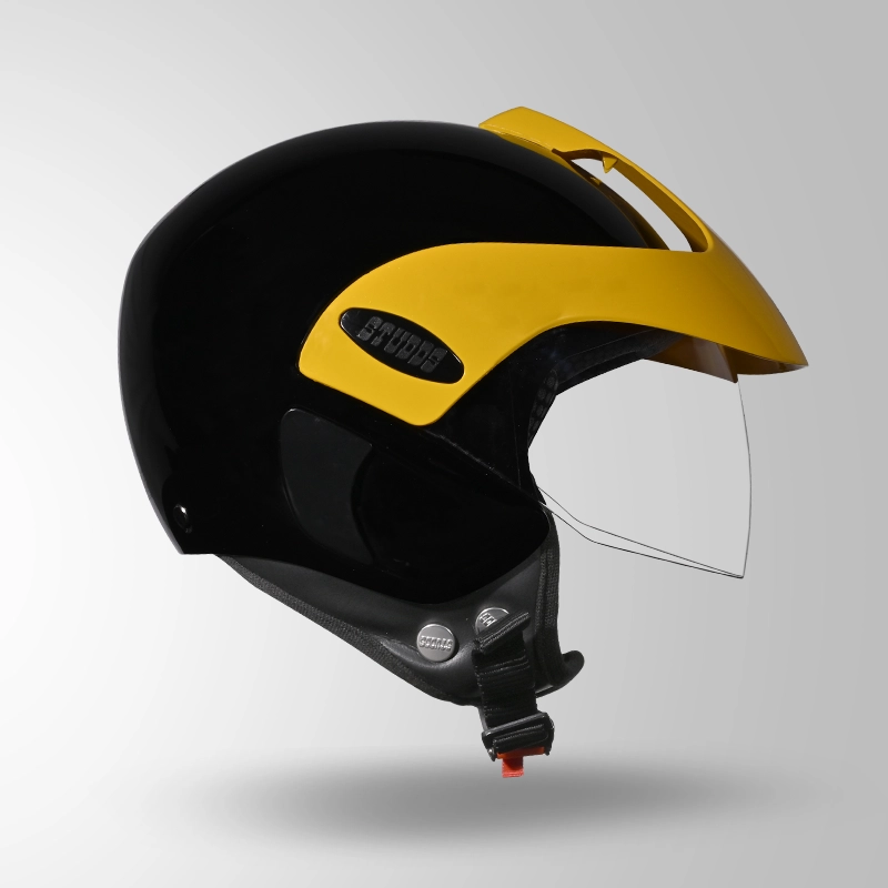 MARSHALL KIDS BLACK WITH YELLOW SUN PEAK LEFT VIEW