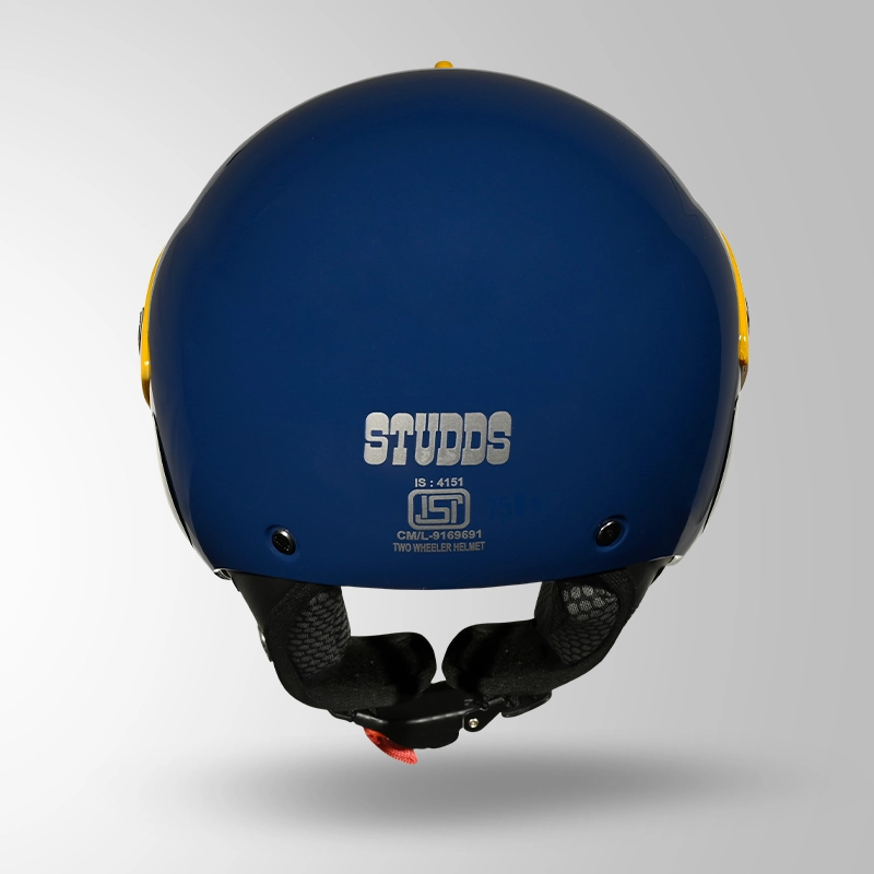 MARSHALL KIDS COOL BLUE WITH BLACK SUN PEAK BACK VIEW