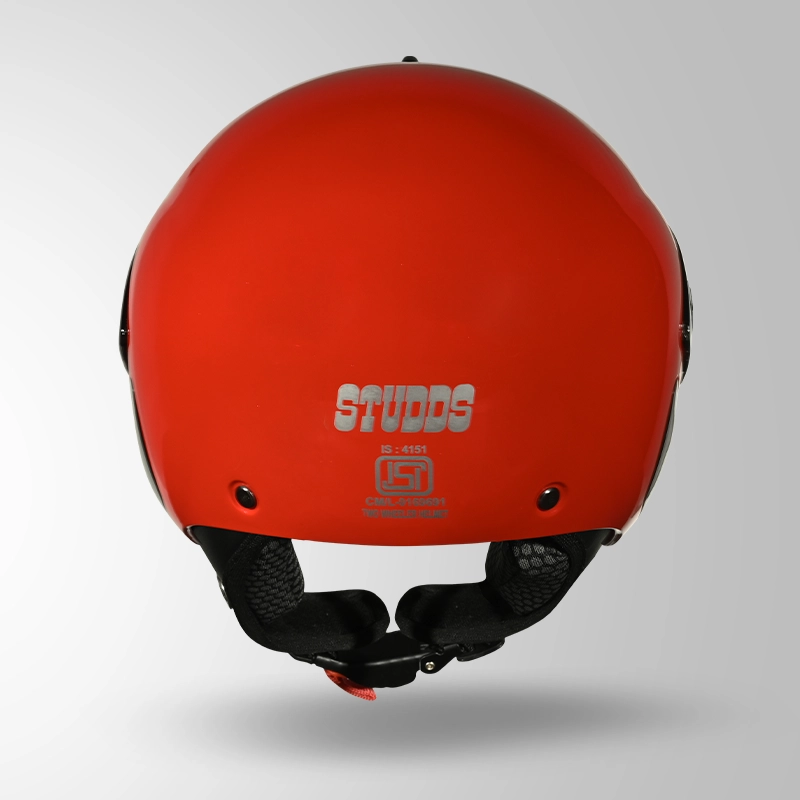 MARSHALL KIDS SPORTS RED WITH BLACK SUN PEAK BACK VIEW