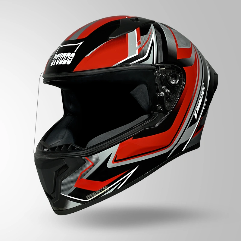 THUNDER D9 FLASH DECOR BLACK & RED ISO VIEW