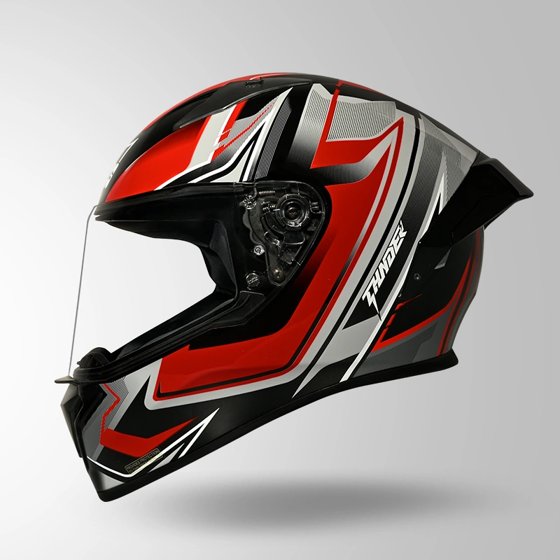 THUNDER D9 FLASH DECOR BLACK & RED RIGHT VIEW