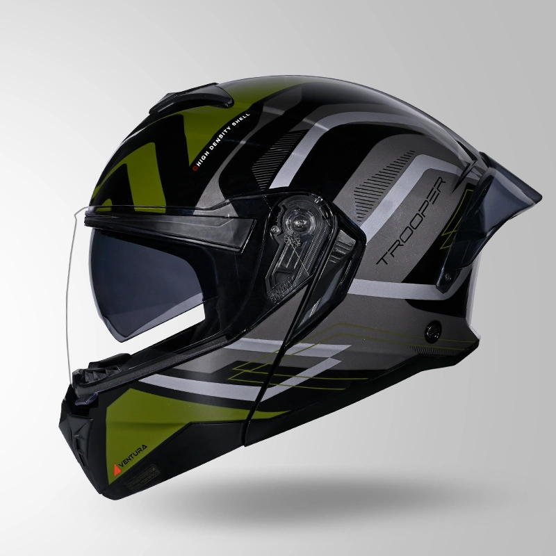 TROOPER D3 VENTURA DECOR BLACK & GREEN LEFT VIEW