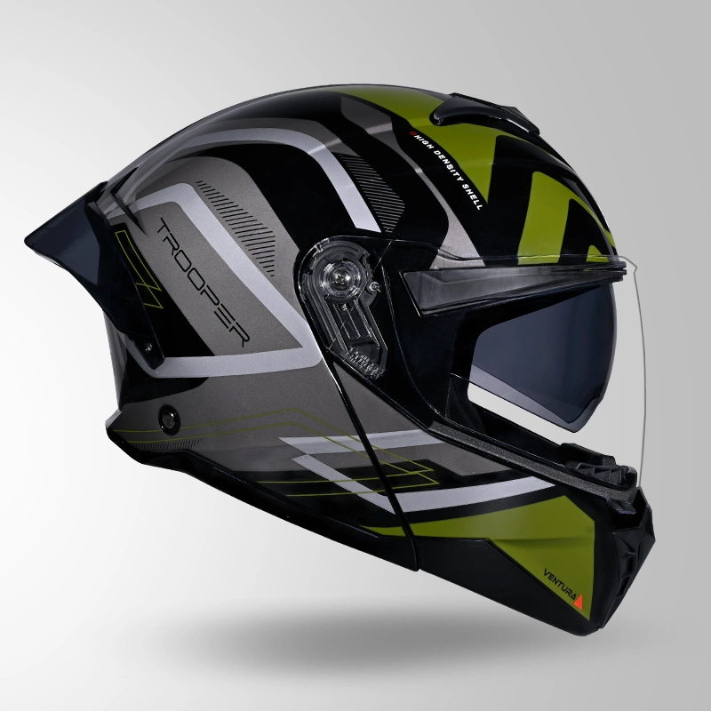 TROOPER D3 VENTURA DECOR BLACK & GREEN RIGHT VIEW