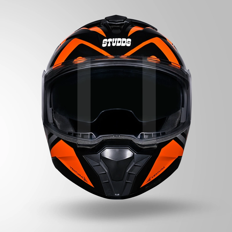 TROOPER D3 VENTURA DECOR BLACK & ORANGE FRONT VIEW