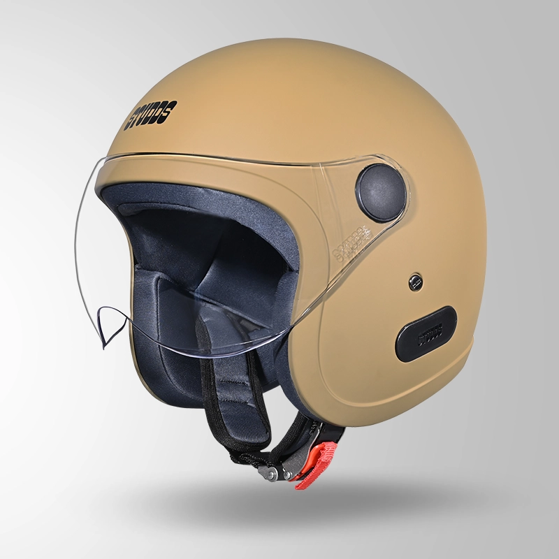 JET DESERT STORM WITH SHORT VISOR ISO VIEW