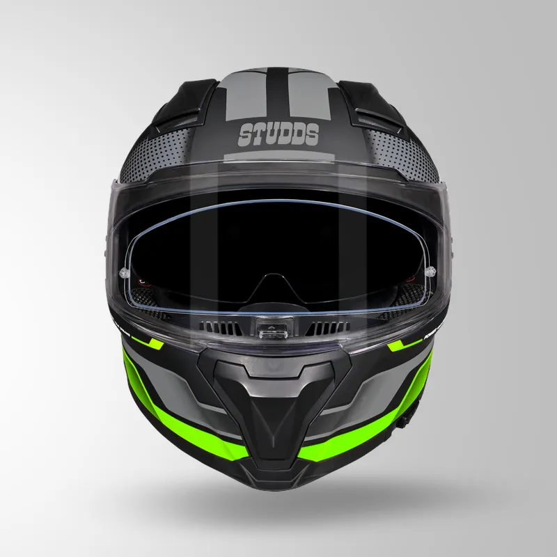 HELIOS D1 MATT BLACK & GREEN (1)