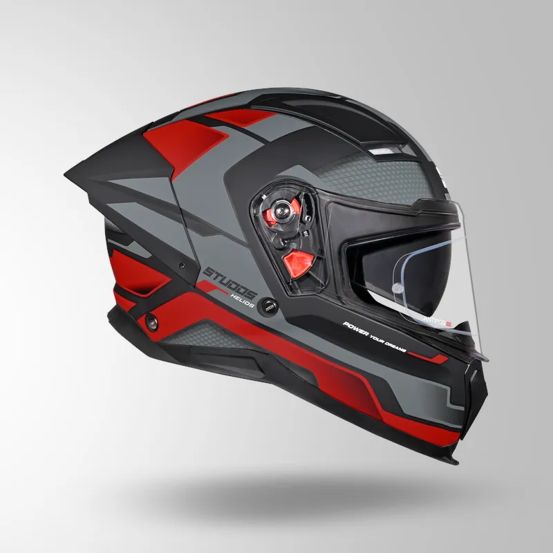 HELIOS D1 MATT BLACK-GREY & RED (5)