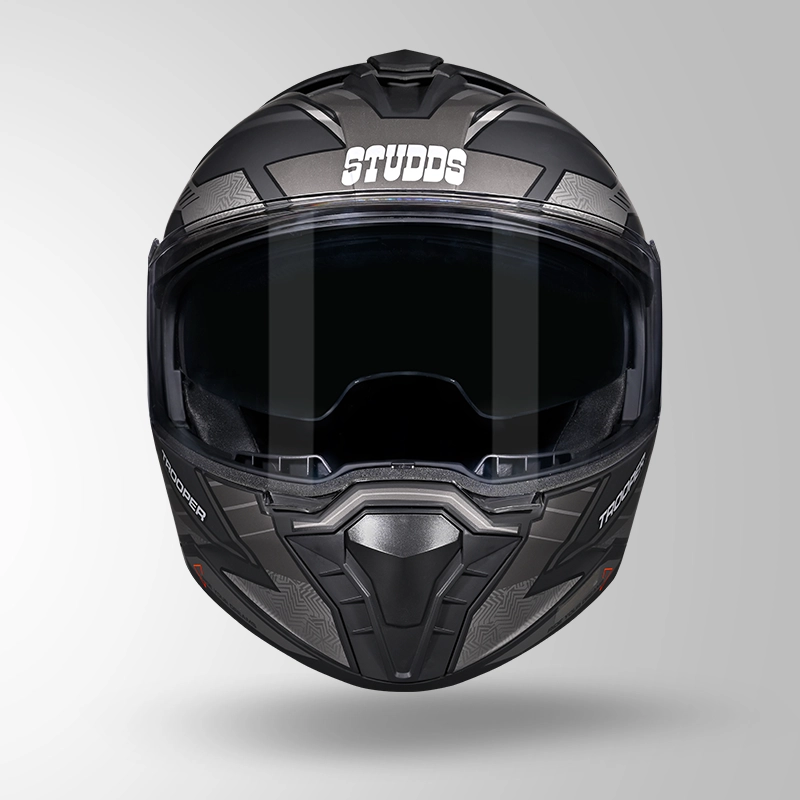 TROOPER D4 MATT BLACK ORANGE & GREY (3)