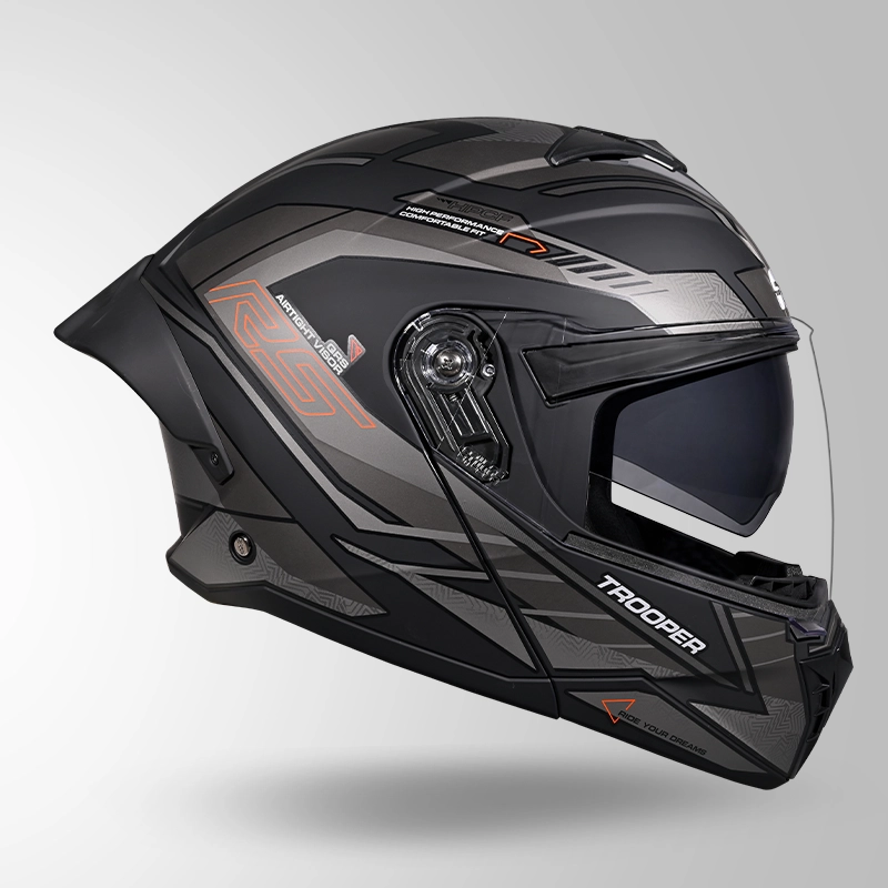 TROOPER D4 MATT BLACK ORANGE & GREY (6)