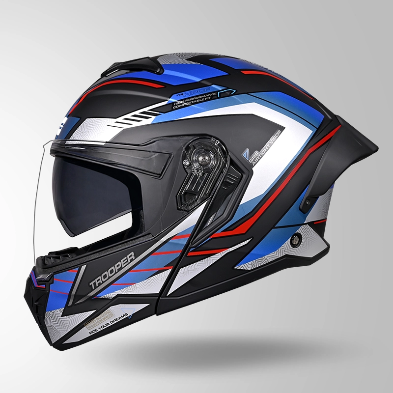 TROOPER D4 MATT BLACK RED & BLUE (4)