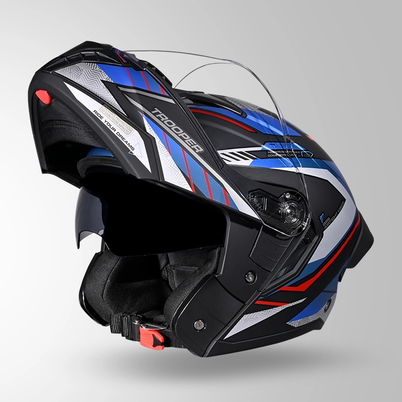 TROOPER D4 MATT BLACK RED & BLUE (5)