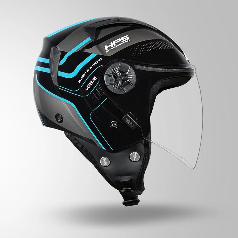 VOGUE D1 SQUARE BLACK PASTEL BLUE N1 RIGHT
