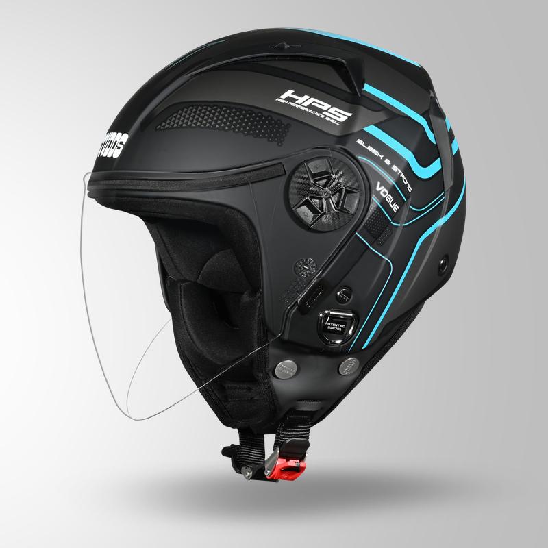 VOGUE D1 SQUARE MATT BLACK PASTEL BLUE N1 ISO
