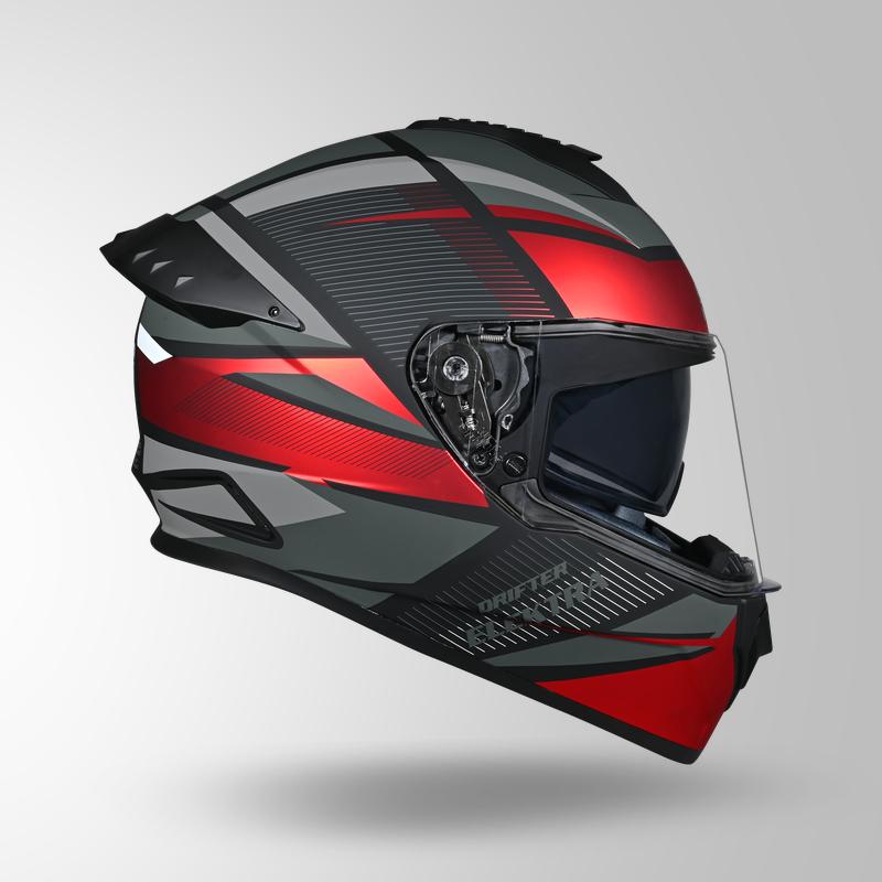 DRIFTER ELEKTRA MATT BLACK RED FOIL N2 RIGHT