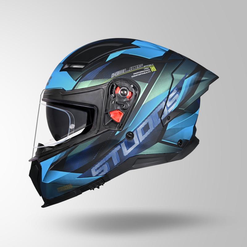 MATT BLACK CHAMELEON BLUE N1 LEFT
