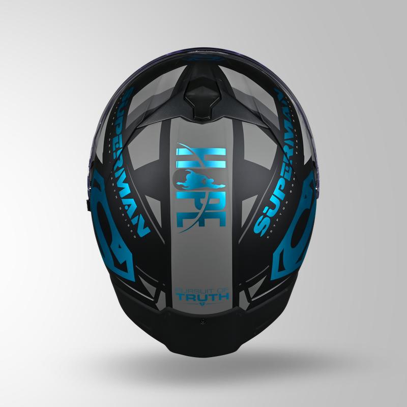 MATT BLACK N1 TEAL FOIL TOP