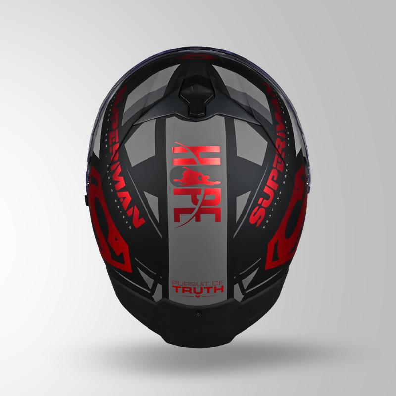 MATT BLACK N2 RED FOIL TOP